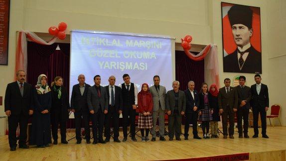 İstiklal Marşını Güzel Okuma Yarışması Ödül Töreni 