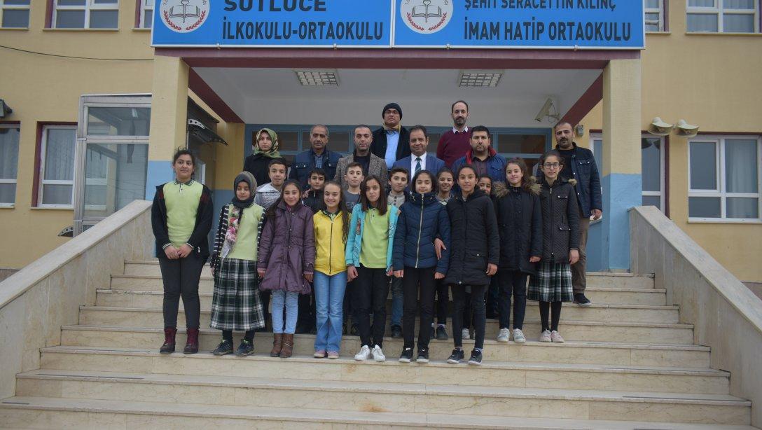 İlçe Milli Eğitim Müdürümüz Cemal KALAY  İlçemiz  Sütlüce İlk-Ortaokulunu Ziyaret Etti.