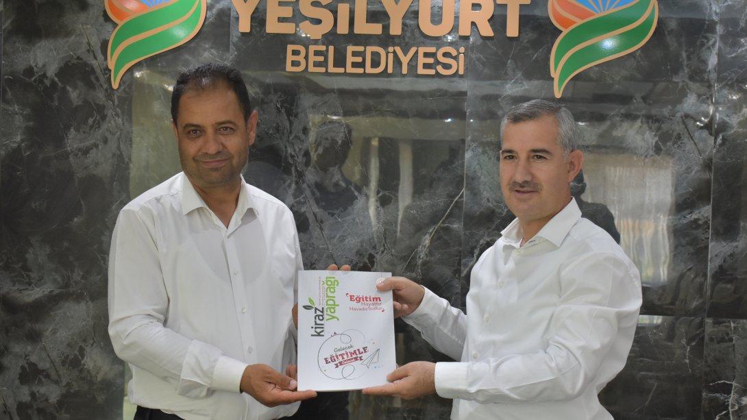İlçe Mili Eğitim Müdürümüz Sayın Cemal Kalay Yeşilyurt Belediye Başkanı Sayın Mehmet Çınar'ı Ziyaret Etti